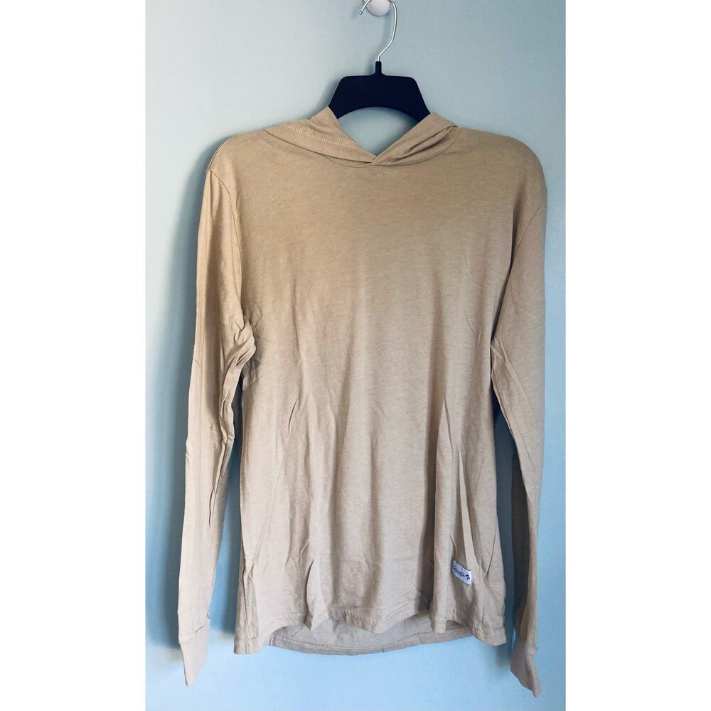 Kinetix Long Sleeve Men's Hoodie Beige Medium